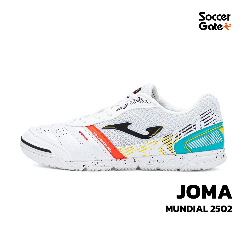 JOMA MUNDIAL 2502 รองเท้าฟุตซอลของแท้ [โค้ด SOCC08AUG ลดสูงสุด 500 เมื่อซื้อครบ 3000]