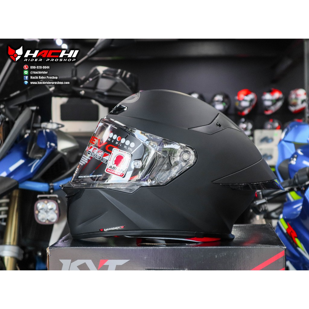 KYT TT REVO - Matt Black