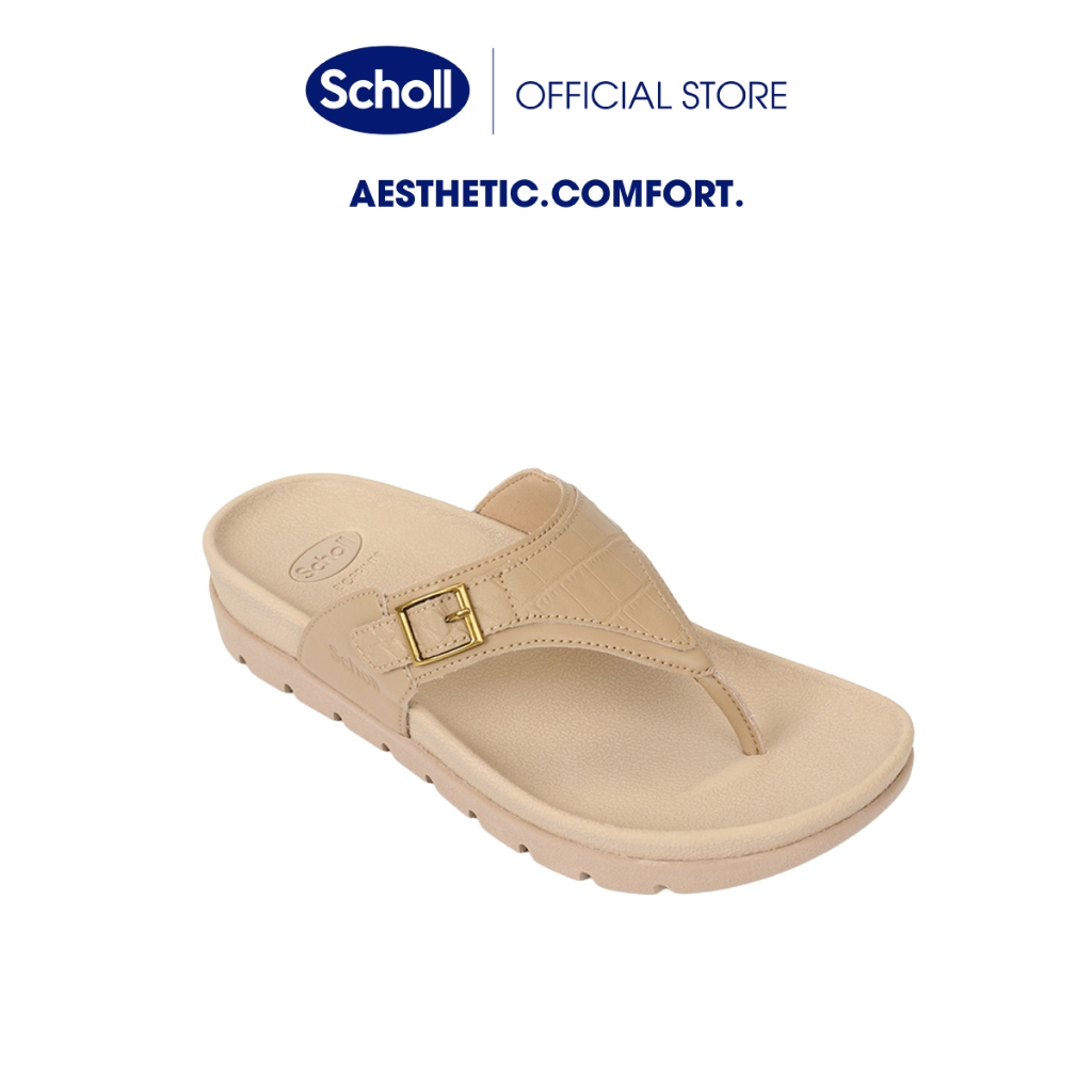 Scholl รองเท้าสกอลล์-เอลล่า Ella รองเท้าแตะแบบสวมผู้หญิง เทคโนโลยี Bioprint รองร