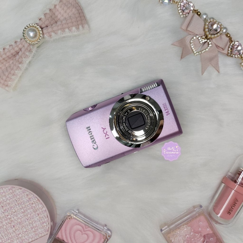 [RARE] กล้องมือสอง CANON IXY 10s [Pink] อุปกรณ์ครบ 💯 ถ่ายแล้วผอม!