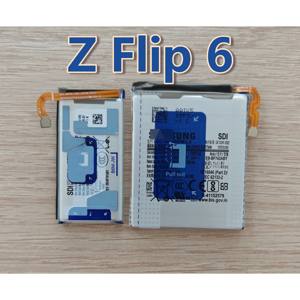 ✨✨ แบตเตอรี่แท้ For Samsung Galaxy Z Flip 6 SM-F741B / EB-BF741ABY and EB-BF742ABY