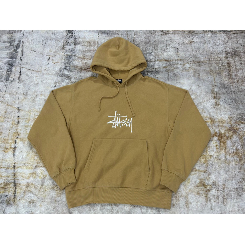 STUSSY BASIC STUSSY EMBROIDERED HOODIE