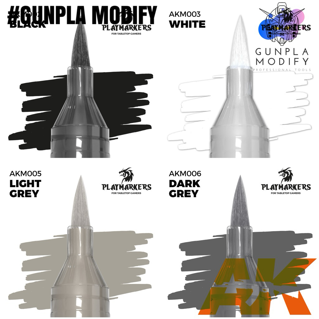 AK INTERACTIVE PLAYMARKERS ปากกามาร์คเกอร์ ระบายสี อะคริลิคสูตรน้ำ เฉดสี Fantasy