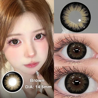 Magister & Realcon คอนแทคเลนส์ ซีรีย์เพชร 14.5mm 6 เดือน แคนดี้บราวน์ คอนแทคเลนส์ส อัลลัวร์เกรย์ คอนแทคเลนส์สีเ