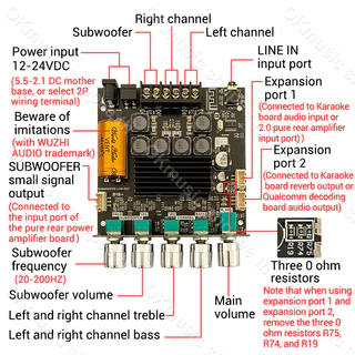 ZK TB21F แท้ แอมป์จิ๋วแรงๆ12v แอมป์จิ๋วบลูทูธ แอมป์ zk tb21f อุปกรณ์รับและขยายเสียง แอมป์จิ๋ว tb21f แท้ชิปใหญ่ แอมtb21f