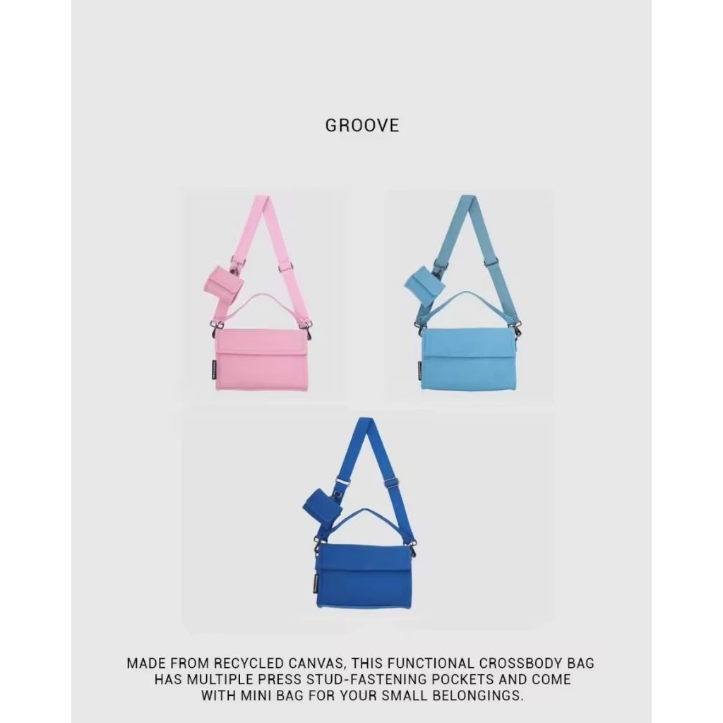 ABDSTORE | NEW GROOVE  BAG กระเป๋าผ้าแคนวาส by Ambassador 7001