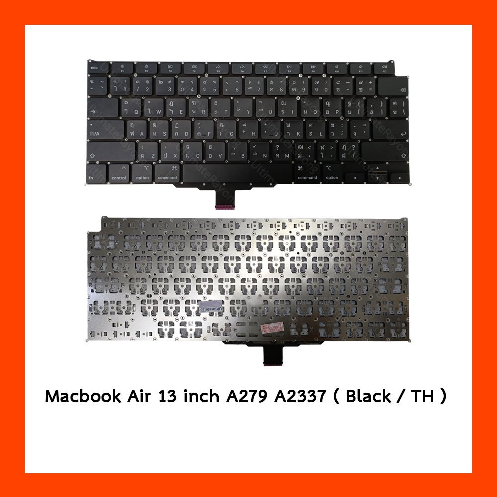 Keyboard 13 inch A2179 A2337 Black Thai