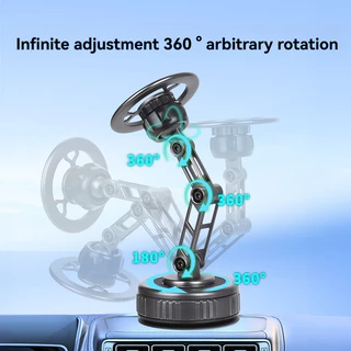 พร้อมส่งไทย ขาตั้งมือถือแม่เหล็ก S523 โลหะเต็มตัว ขาพับปรับระยะ หมุน360° ใช้รถ+บ้าน iOS แอนดรอยด์