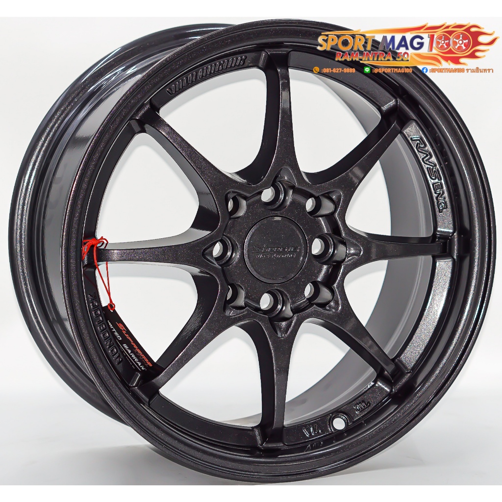 ล้อแม็กใหม่ Ce28 ขอบ15นิ้ว กว้าง7นิ้ว 4รู100/114 ET35 สีกันแวว (ราคา4วง)