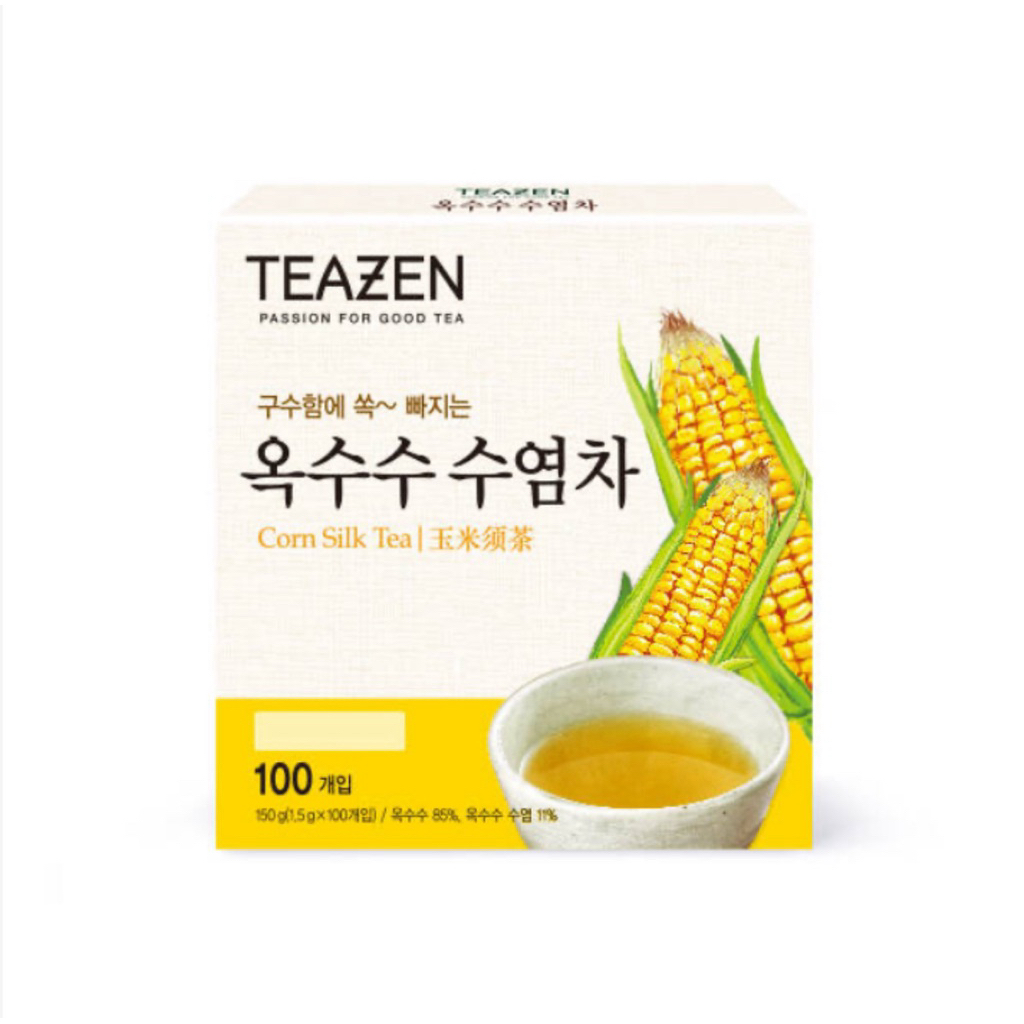 [พร้อมส่ง] TEAZEN Corn Silk Tea ชาไหมข้าวโพด 1 กล่อง 40ซอง