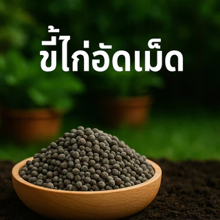 (2ถุง50)(15ถุงส่งฟรี)ขี้ไก่อัดเม็ด มูลไก่อัดเม็ด 1KG. เร่งดอก เร่งผล ฟอสฟอรัสสูง(P)