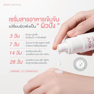 Kivv intensive serum มี 2 ขนาด 15ml. และ 30ml. เซรั่มคีฟ ลดสิว รอยสิว สำหรับผิวแพ้ง่าย