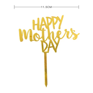 ป้ายปักเค้กวันแม่ ป้ายHappy mother Day