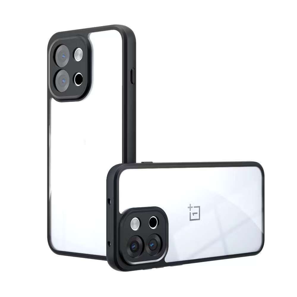 One Plus Turbo 6/One Plus Nord 6/OnePlus Nord 6 5G/OnePlus 13T 5G(ส่งในไทย)เคสกันกระแทกขอบสีหลังใส1+