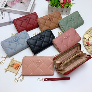 M8#BBกระเป๋าสตางค์ใบกลางมีช่วงใส่บัตรงทั้งหมด4ช่อง 📌วัสดุหนั…