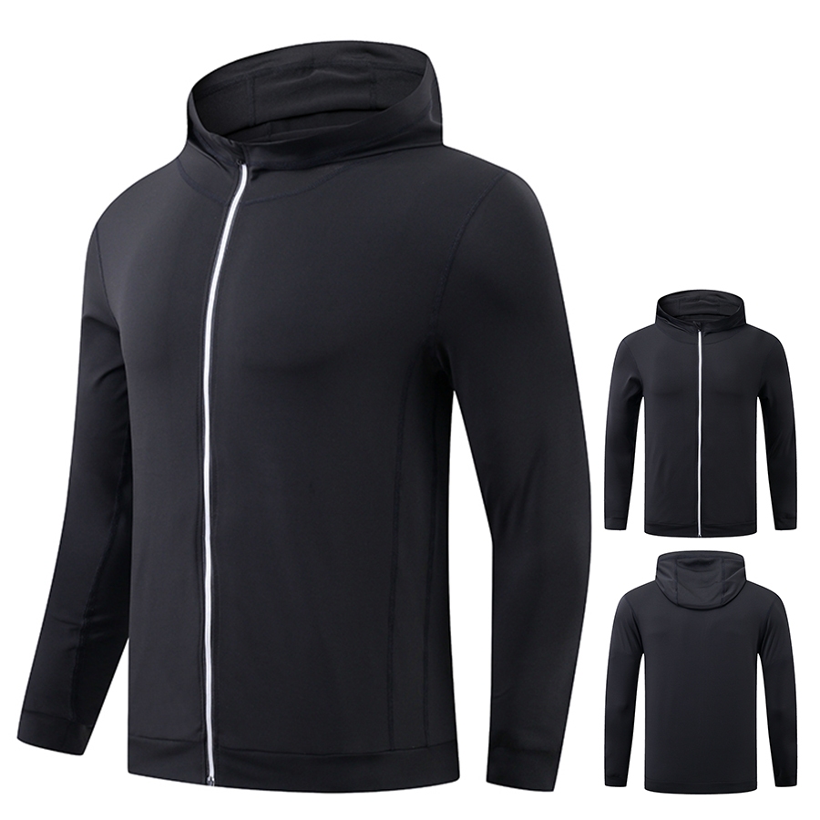 mvp sport แจ็คเก็ตผู้ชาย เสื้อฮู้ดแบบซิป แจ็คเก็ตกีฬา