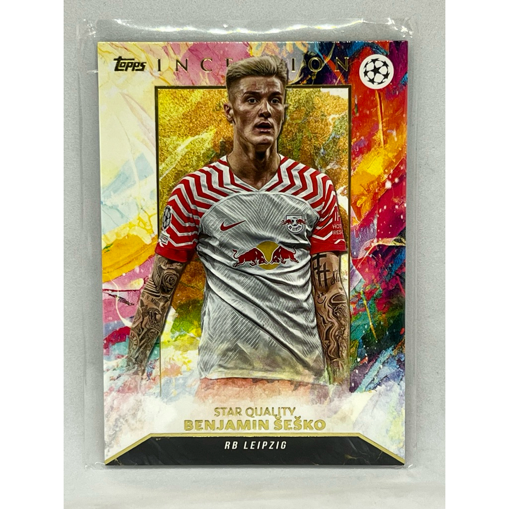 การ์ดฟุตบอล Topps Inception 2023 - 2024 Benjamin Sesko Base