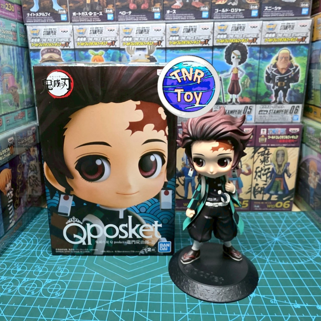 [ของแท้ มือ 2 พร้อมส่ง] Kamado Tanjiro Demon Slayer Qposket - คามาโดะ ทันจิโร่ ดาบพิฆาตอสูร สีA ฟิกเ