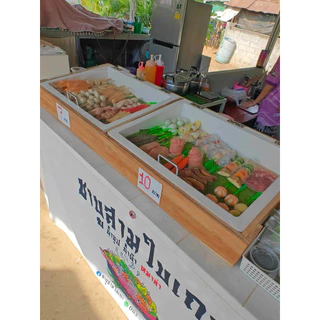 ลังโฟม+ลังไม้สักฝาอะคิลิกใส(คู่ฝาใส)