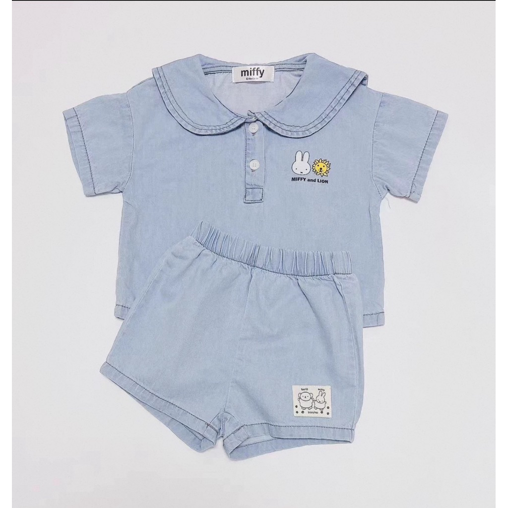 amilybabyshop : 🌈ชุดเซต เสื้อ+กางเกง🧸Miffy & Boris🧸ผ้ายีนส์ไม่หนานะคะ ใส่เข้าเซตกันน่ารักมากๆค่ะ❤️สิ