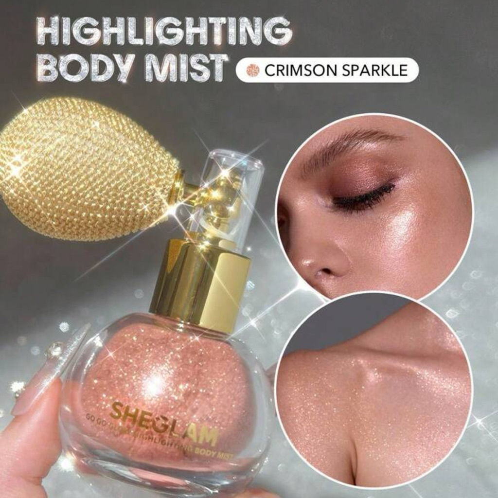 ✅PRE-ORDER 7-10 วัน✅ SHEGLAM Highlighting Body Mist | สเปย์กลิตเตอร์ ผิวฉ่ำ✨