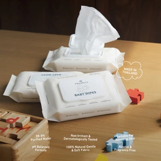 [3 แพ็ค] SOGANICS Organic Baby Wipes (50 Sheets) คุ้มสุด ทิชชู่เปียก ผ้านุ่มละมุนจากใยธรรมชาติ 100%