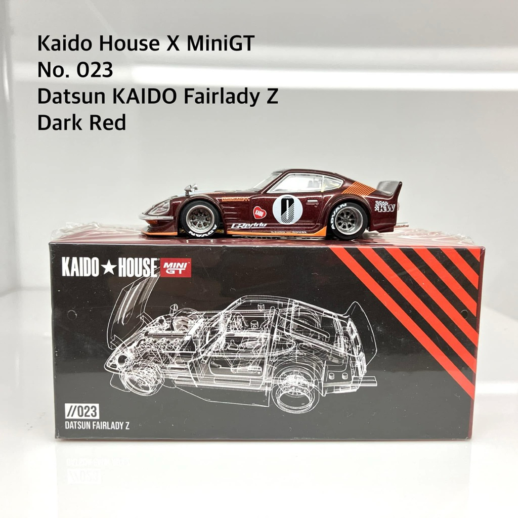 Mini GT No. 023 Datsun KAIDO Fairlady Z Dark Red