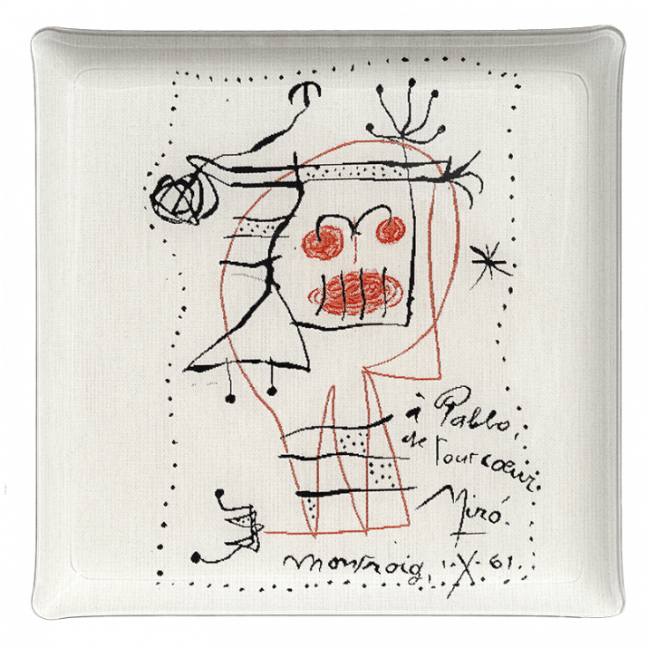 ถาดใส่ผลไม้ Jules Pansuรุ่น plateau-a-pablo-de-tout-coeur (Tray)นำเข้าจากฝรั่งเศส