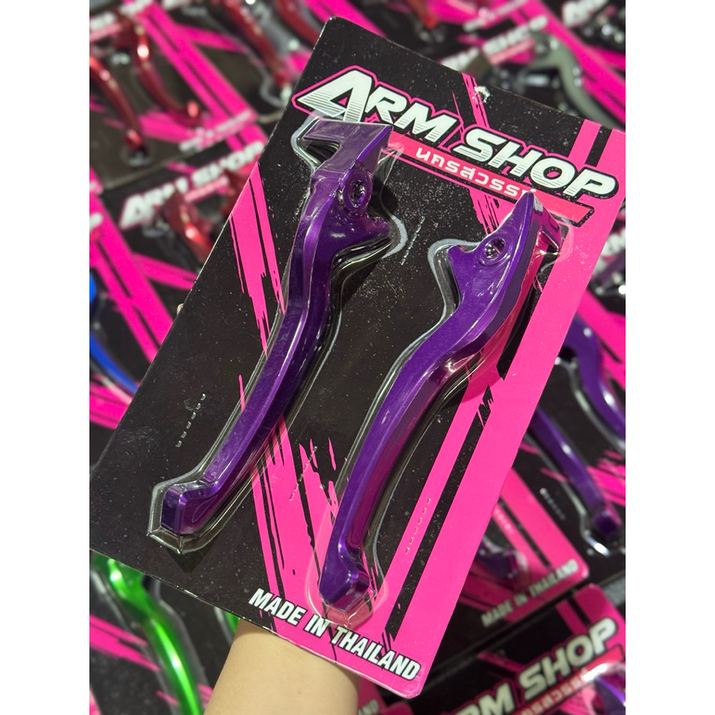 มือเบรค CNC PCX-160(ABS)/CLICK-160(ABS) (เฉพาะรุ่นABSเท่านั้น!!!) มี5สี พร้อมส่ง ม่วง,น้ำเงิน,ดำ,แดง