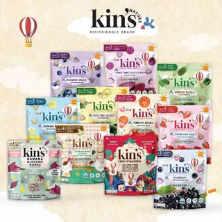 Kin’s Nature รวมรส เมอแรงก์ คิซ ขนมเด็กจากผักผลไม้ ผลไม้อบแห้ง ขนมเด็ก