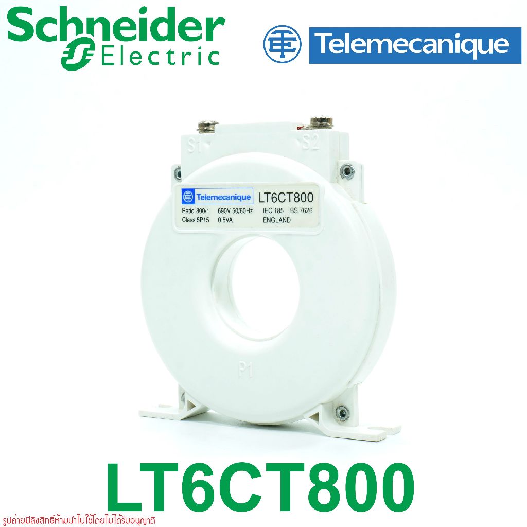 LT6CT800 CURRENT TRANSFORMER Telemecanique Schneider Electric LT6CT800 800/1A Telemecanique Schneide