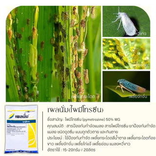 💥💥 โปรโมชั่น 💥💥 เพลนั่ม 200กรัม*5ซอง (ไพมีโทรซีน) ใช้ป้องกันและกำจัดเพลี้ยกระโดดสีน้ำตาลในนาข้าว