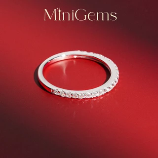 MiniGems แหวน เงินแท้ 92.5 เพชรสวิส(CZ) แหวนคู่ แหวนแต่งงาน แหวนผู้หญิง แหวนผู้ชาย 05982