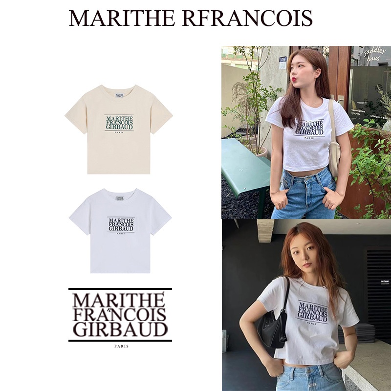 MARITHE Francois Girbaud LOGO TEE ✨ แท้ 100% คอตตอนแท้ พร้อมส่ง