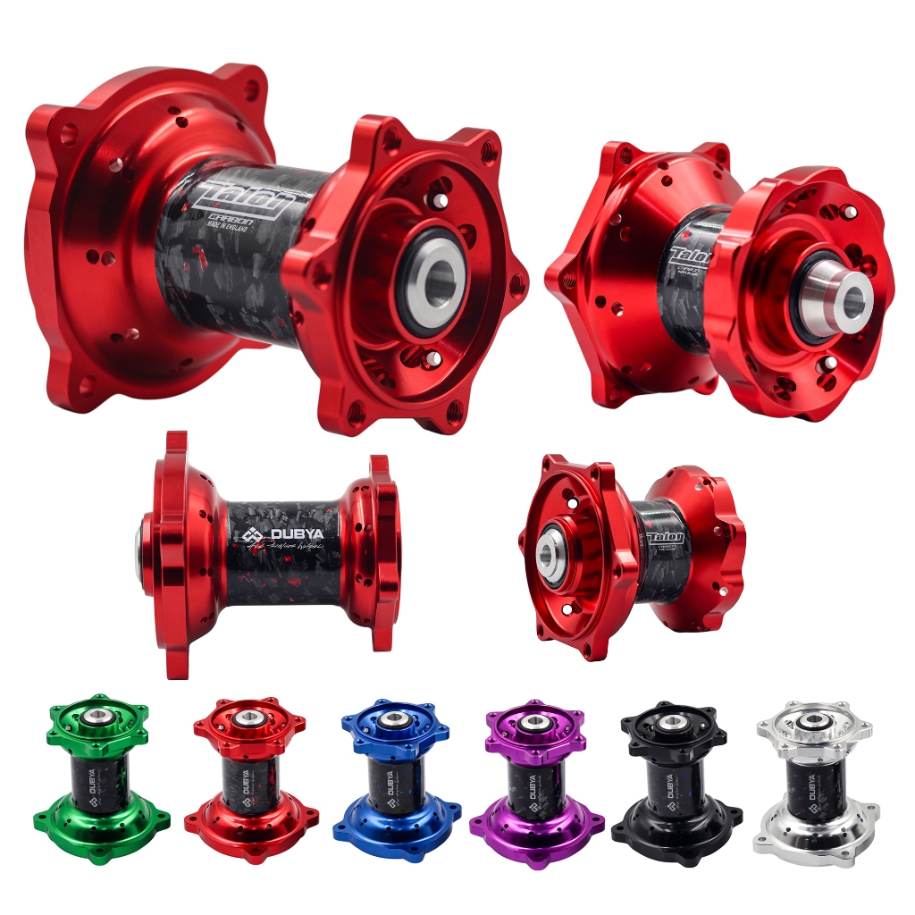 ดุมแต่ง CNC KLX140G RF (เกรด7075-T6)