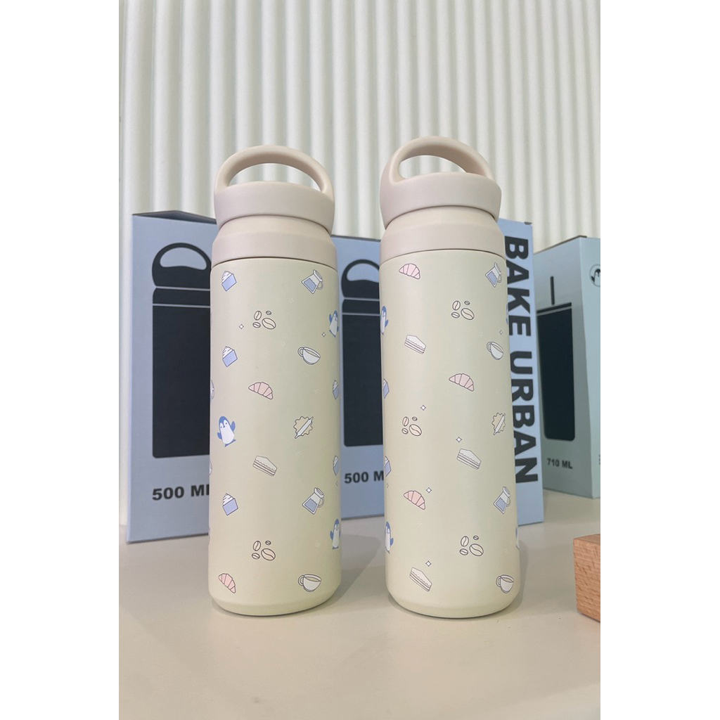 แก้ว tumbler สีครีม Bake urban