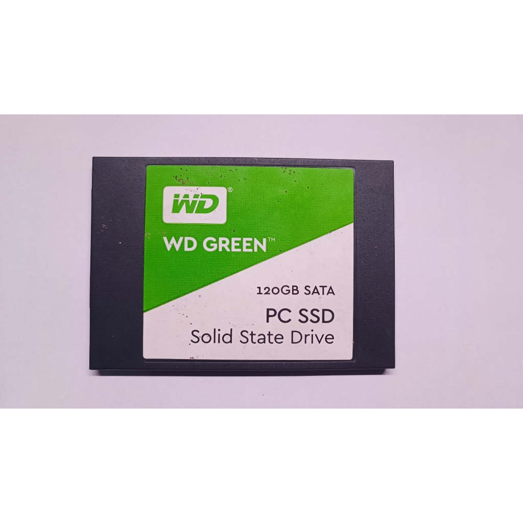 SSD 120GB WD Green 2.5" SSD SATA สำหรับโน๊ตบุ๊ค PC มือสอง ใช้งานได้ปกติ