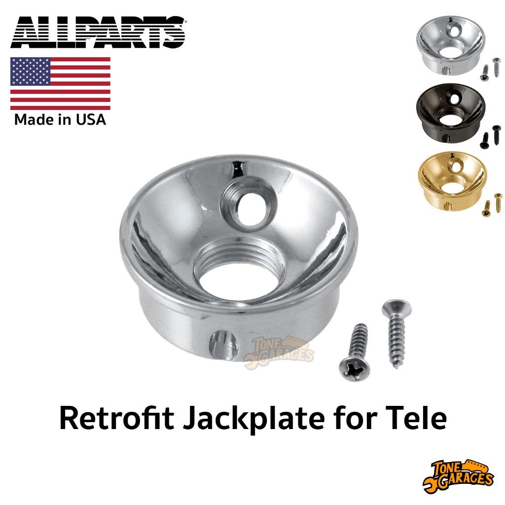 Allparts AP-5270 Retrofit Jackplate for Telecaster ฝาปิดรูแจ็ค เทเล Made in USA