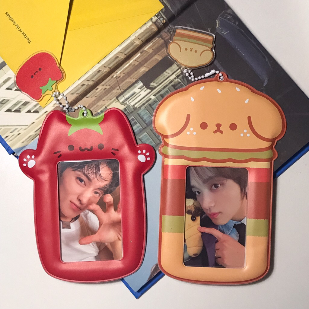 [พร้อมส่ง] เฟรมการ์ดมะเขือเทศ เฟรมการ์ดแฮมเบอร์เกอร์