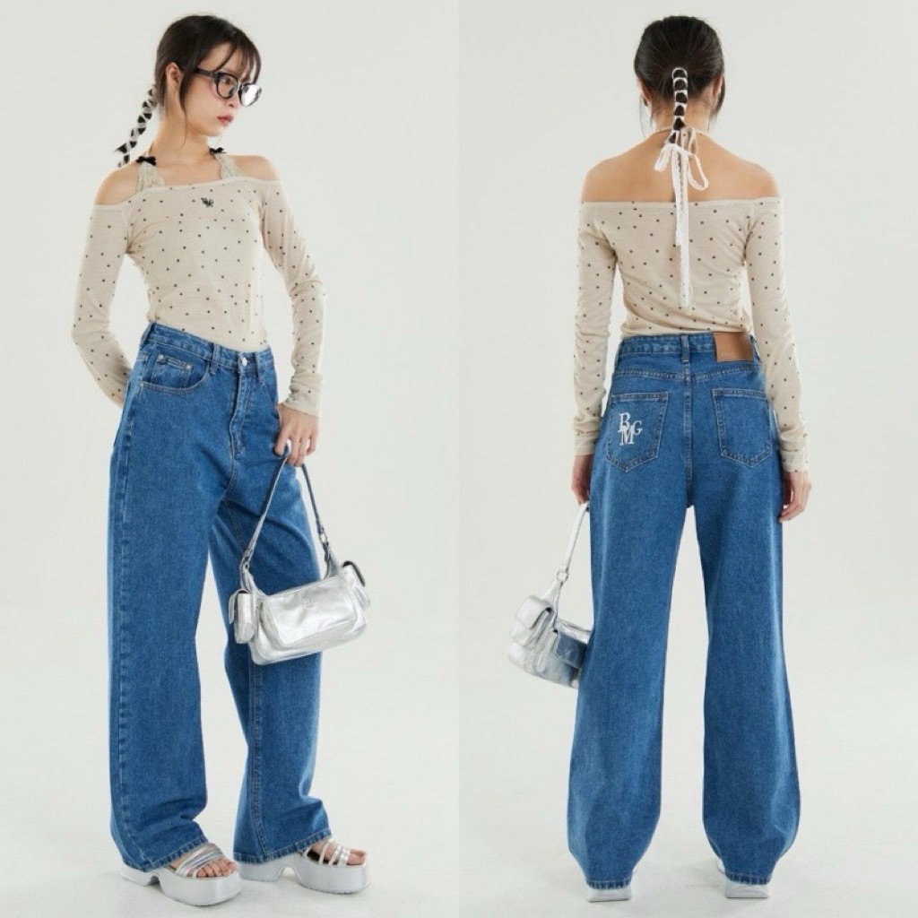 ส่งต่อ กางเกงยีนส์ beming ขายาว