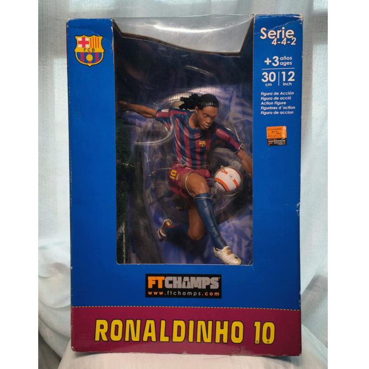 RONALDINHO 10「 FT CHAMPS - Barcelona 」Figure ขนาด12" นิ้ว