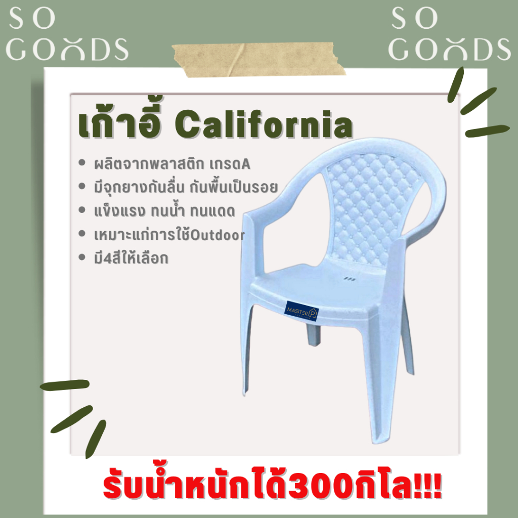 SOGOODS เก้าอี้พลาสติกมีพนักพิง มีที่วางแขน เกรดA(รุ่นV12) ✅มี4สีให้เลือก✅ เก้าอี้ท้าวแขนตัวใหญ่ เก้าอี้ลายหินอ่อน
