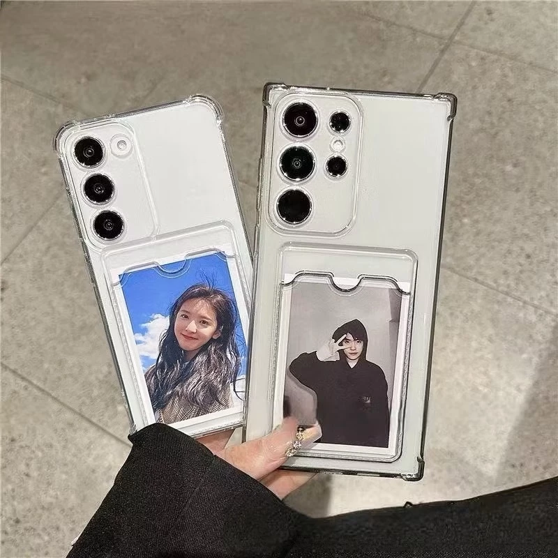 เคสใส่บัตร สำหรับ Samsung A56 A07 A37 A57 A17 A06 A55 5G A16 A26 A36 A54 A05s A05 A12 S24 Ultra A35 A52 A15 A53 A52s A14