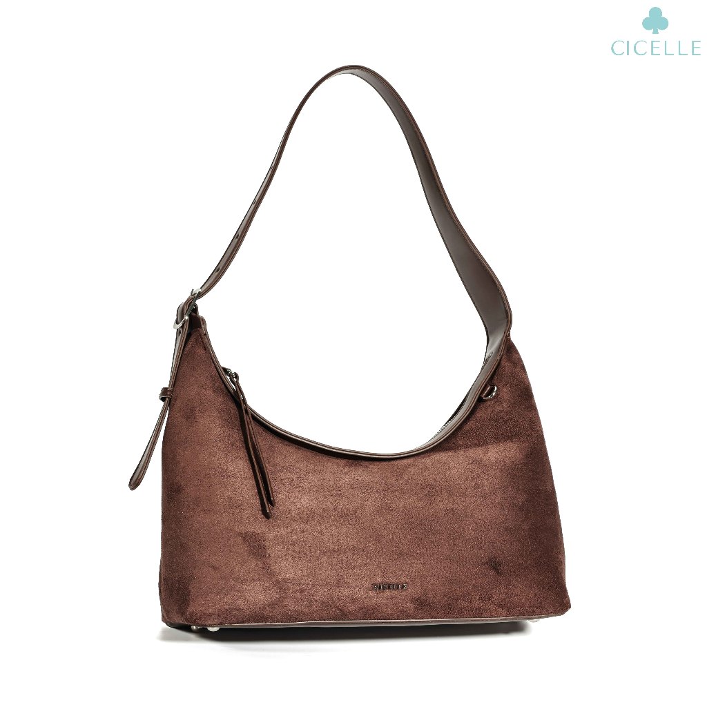 #9946🤎Chu Chu bagหนังกลับ🤎กระเป๋าแบรนด์ CICELLE (ซี-เซล) กระเป๋าสะพายไหล่ - รูปที่ 4