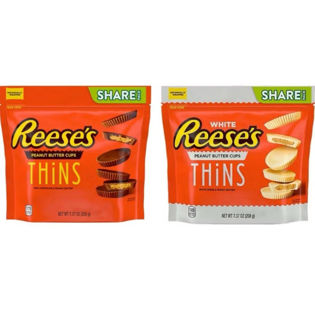 Reese’s peanut butter cup thins 208 กรัม