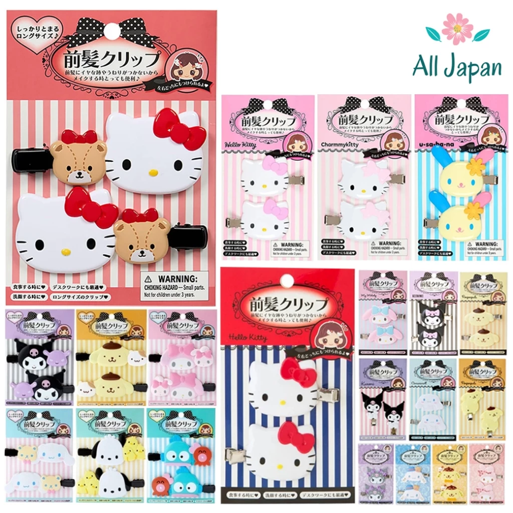 🌸กิ๊บSANRIO กิ๊บซานริโอ้ กิ๊บไอดอล กิ๊บติดผม Sanrio Hair Clip แท้ จากญี่ปุ่น Kitty-Cinnamoroll-Kuromi-PomPom-MyMelody thumbnail 10