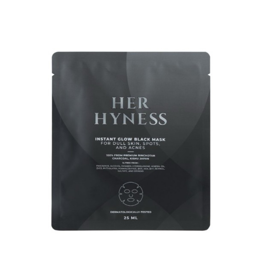 HER HYNESS Instant Glow Black Mask
