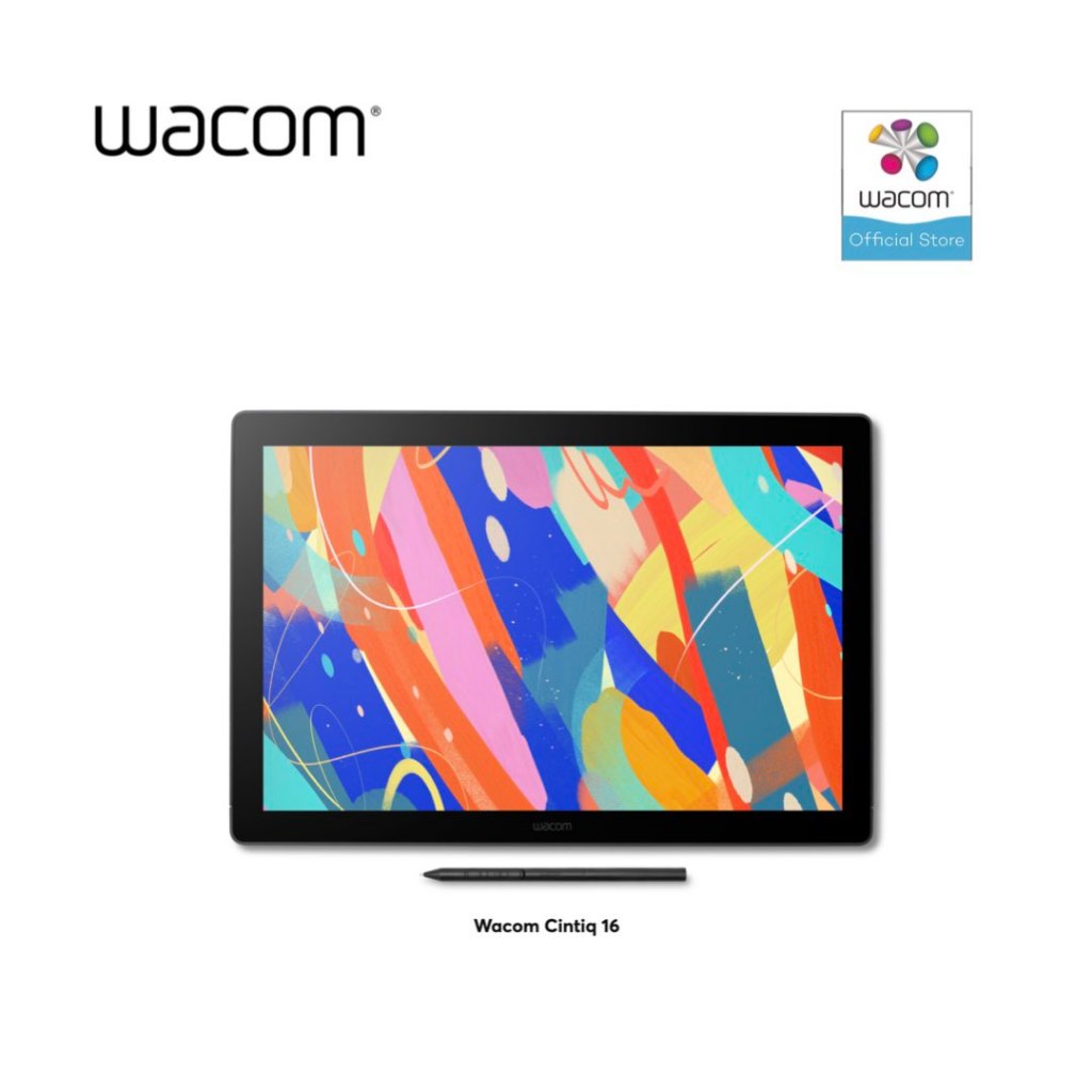 [New 2025] Wacom Cintiq 16 (DTK168) จอแสดงผลพร้อมปากกา สำหรับวาดภาพกราฟฟิก