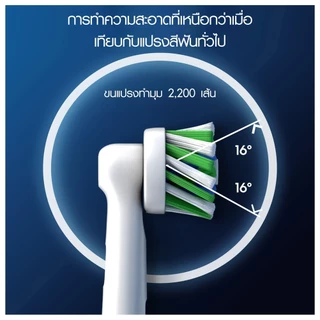 ออรัลบี หัวแปรงสีฟันไฟฟ้า รุ่น ดีพคลีน ขนแปรงไขว้ 2 หัว ORAL B POWER REFILLS DEEP CLEAN REFILL X2