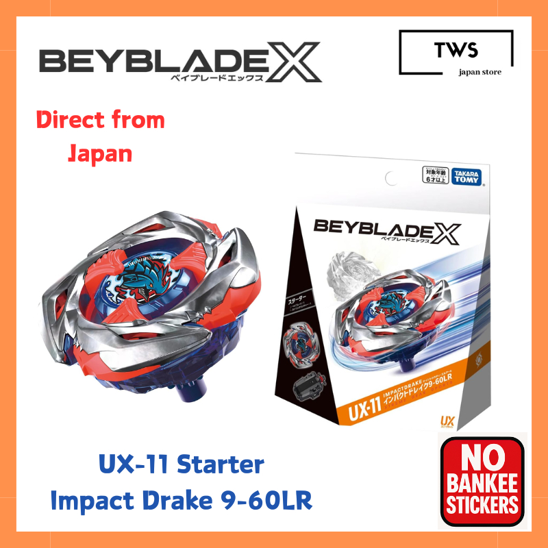 BEYBLADE เบย์เบลด X UX-11 สตาร์เตอร์ อิมแพ็ค เดรก 9-60LR